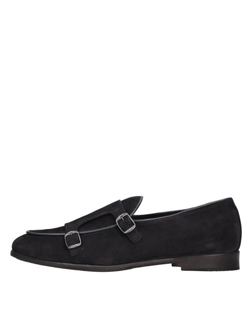 Suede moccasins LUCA CARACCIOLO | SIL504 CAM.BLU